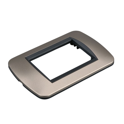 [MBL70324] Placca Plastica Ovale MBL 3M Bronzo Compatibile Bticino Living BLN88310