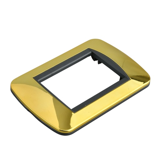 [MBL70325] Placca Plastica Ovale MBL 3M Oro Lucido Compatibile Bticino Living BLN88312