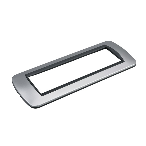 [MBL70713] Placca Plastica Ovale MBL 7M Grigio Compatibile Bticino Living BLN88706