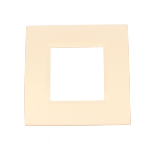 [MBL74211] Placca Plastica Quadrata MBL 2M Bianco Compatibile Bticino Living