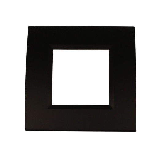 [MBL74212] Placca Plastica Quadrata MBL 2M Nero Compatibile Bticino Living