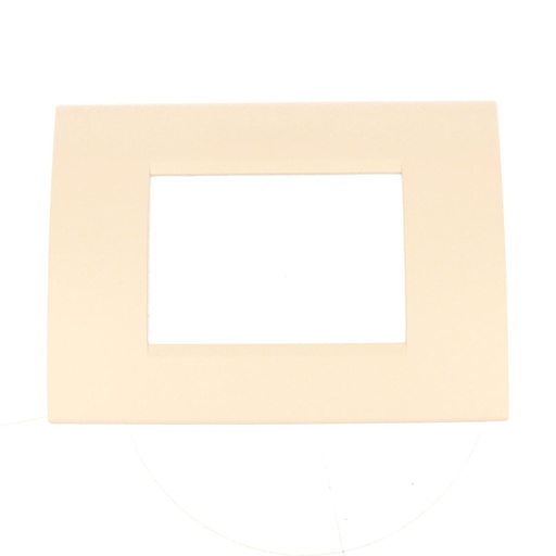 [MBL74311] Placca Plastica Quadrata MBL 3M Bianco Compatibile Bticino Living BLN89301