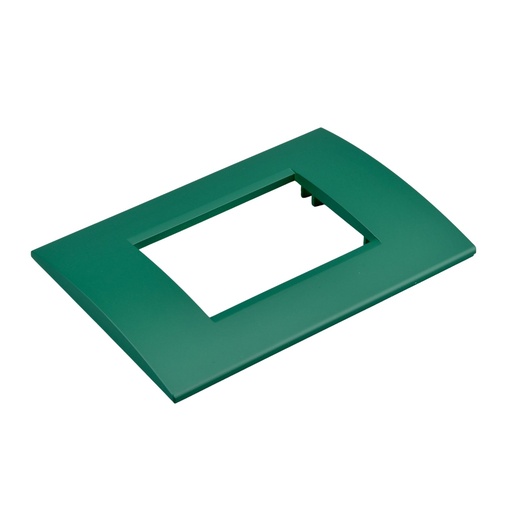 [MBL74316] Placca Plastica Quadrata MBL 3M Verde Compatibile Bticino Living