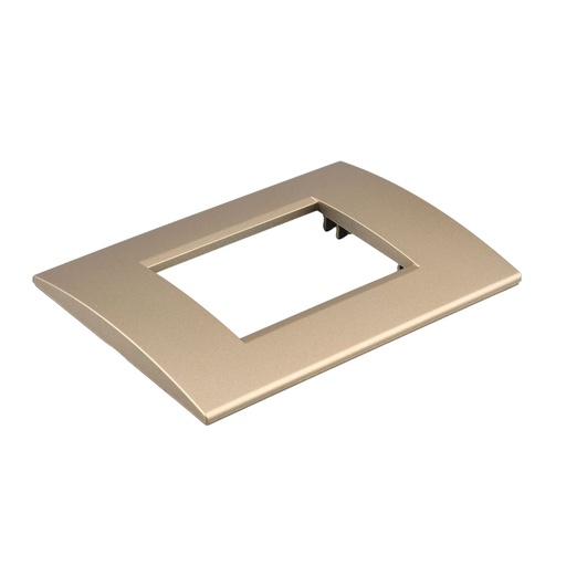 [MBL74321] Placca Plastica Quadrata MBL 3M Oro Compatibile Bticino Living BLN89311