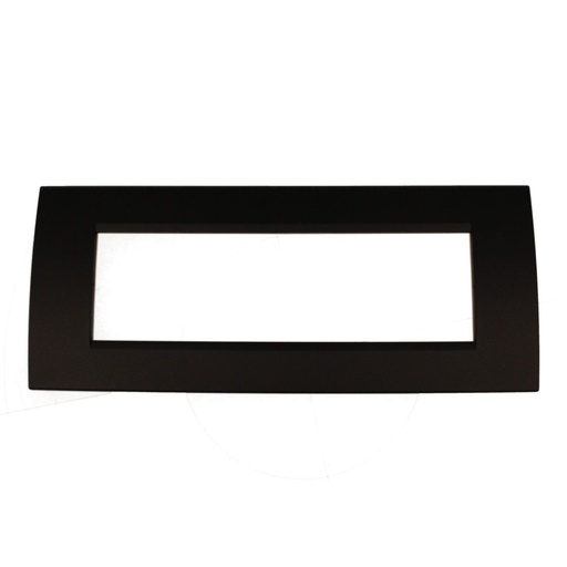 [MBL74712] Placca Plastica Quadrata MBL 7M Nero Compatibile Bticino Living BLN89702