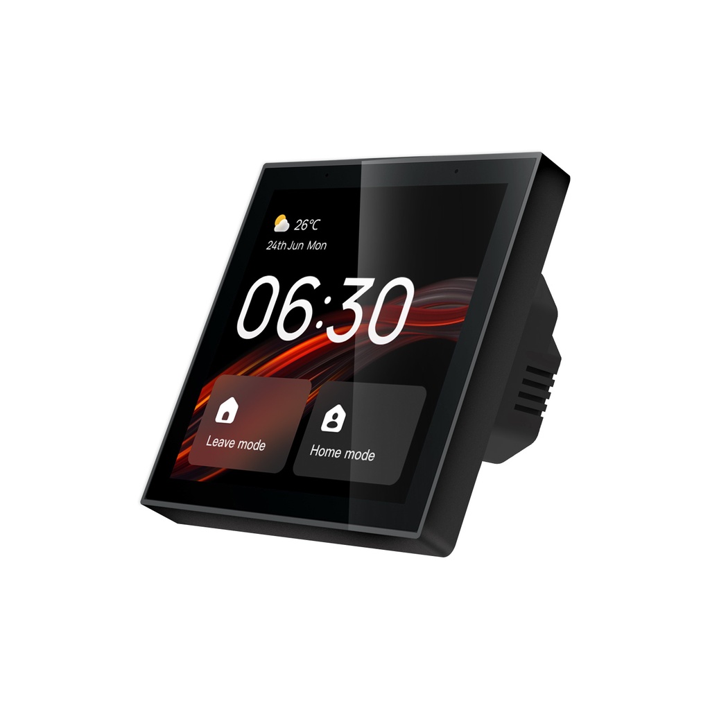 [MMC0944] Pannello di Controllo Smart Home, Alexa Incorporato, Touchscreen 4", Automatizione per Prodotti Tuya Smart Life, Hub Zigbee 3.0 Incorporato e Gateway BLE SIG Mesh, 86X86mm, da Incasso Scatola 502