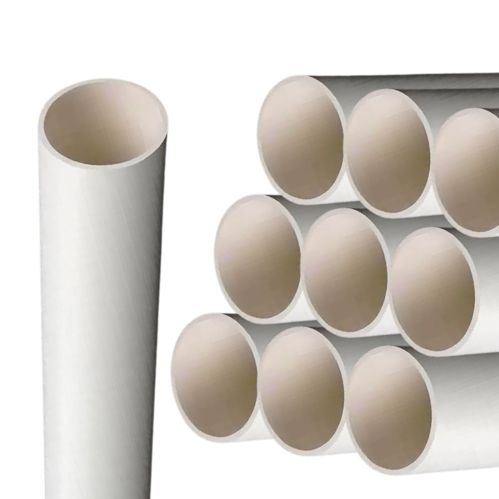 [FG060680X10] 20 Metri Tubo Rigido Diametro 20mm Autoestinguente Bianco - 10 Pezzi da 2 Metri
