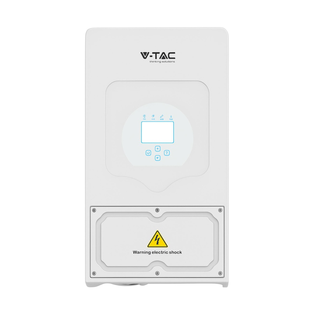 [FV-12343] V-TAC Inverter Ibrido Trifase LV Deye 10kW WiFi CEI 0-21 Bianco IP65 