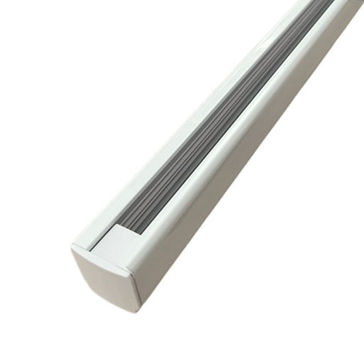 [CB40101] Binario Guida Trifase Quadrato 1 Metro Bianco per Controllare 3 Gruppi Fari LED Soffitto o Sospesi