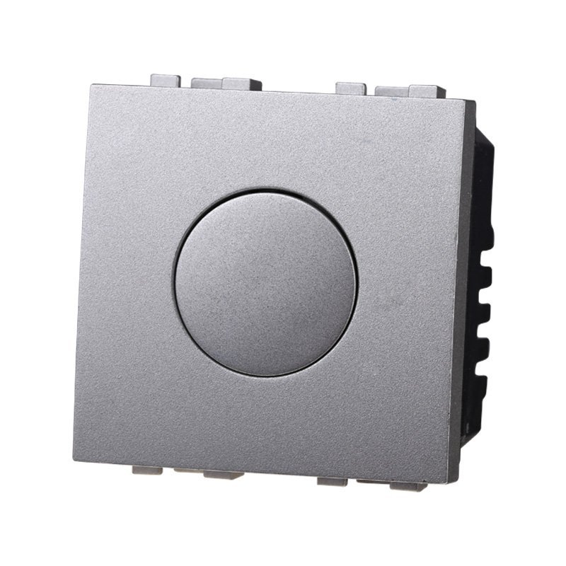 Interruttore Touch 2P 2M Timer Colore GRIGIO Compatibile Con Bticino Living International