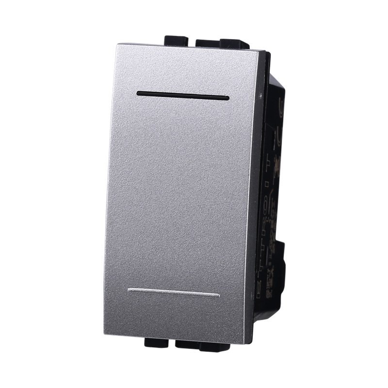 Invertitore 1P 16A Unipolare Colore GRIGIO Compatibile Con Bticino Living International