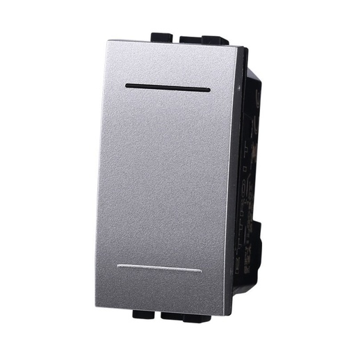 [BLG0901] ETTROIT Invertitore 1P 16A Unipolare Colore GRIGIO Compatibile Con Bticino Living International