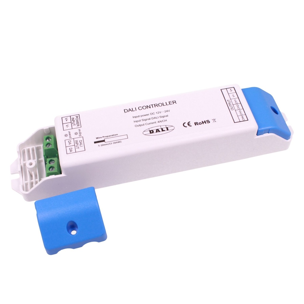 [DD7240] Dimmer DALI LED 4 Canali 12V 24V 4A per Canale Controller Per Striscia Led Mono Colore NL704