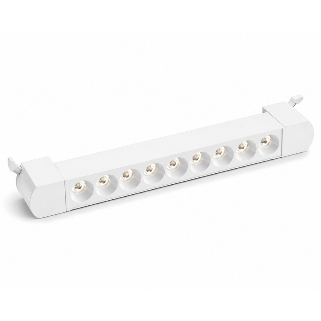 Faro Led Binario Monofase, Bianco Lineare 34cm 18W 1800lm 24° Orientabile, Disponibili 3000K 4000K