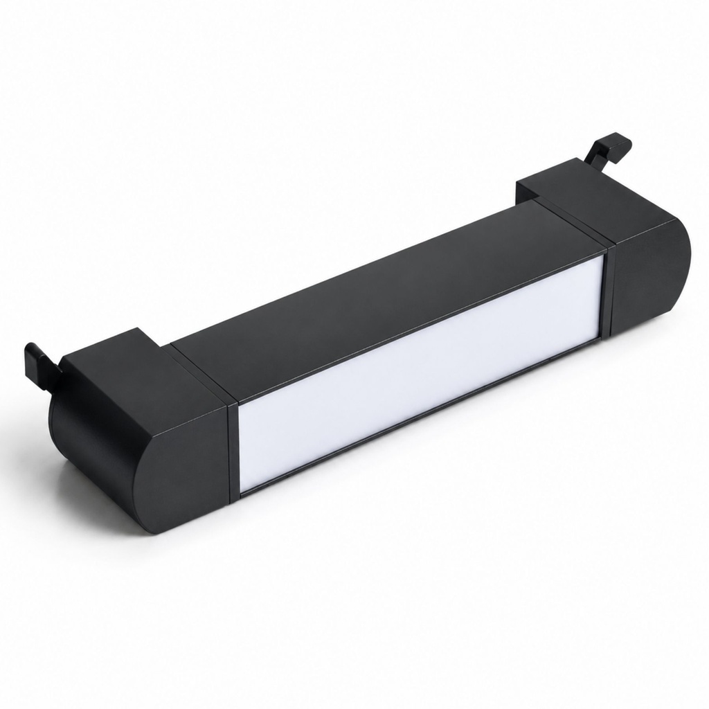 Faro Led Binario Monofase, Nero Lineare 88cm 40W 4000lm 120° Orientabile, Disponibili 3000K 4000K