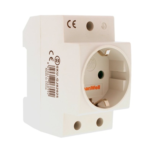 [GJ82025] Presa Schuko Modulare Tipo F  2M  25A AC 250V IP20 IEC60884