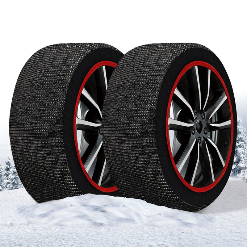 [CN2024-M] Calze da Neve Omologate Misura M per SUV Camper Auto 4x4 Veicoli Commerciali