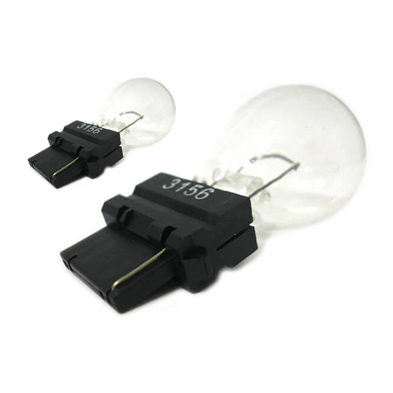 [LA3161D] Coppia lampade alogene 3156 T25 P27W 12V 27W clear W2.5x16d mono filamento