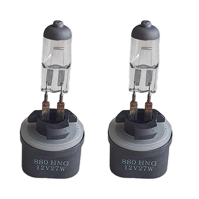 [LA12H271D] 2 PZ Lampada Alogena Auto H27 880 12V 27W PG13 Piedi Dritti Trasparente Fendinebbia