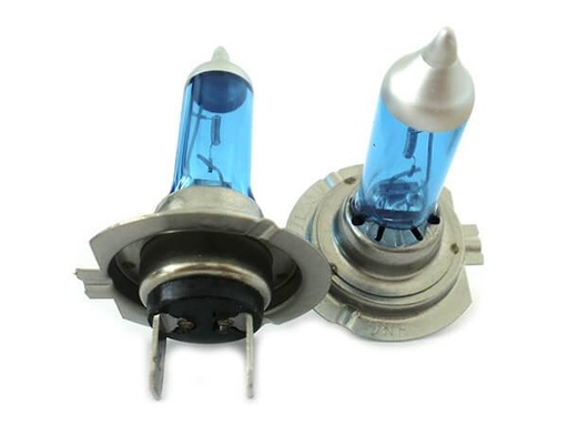 [LX1271] Coppia 2 Lampade Alogena H7 12V 55W PX26d con Effetto Xenon Bianco per Fari Anteriori