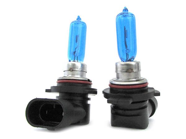 [LX1589] Coppia lampade alogene HIR2 9012 12V 55W PX22D effetto Xenon bianco 5000K