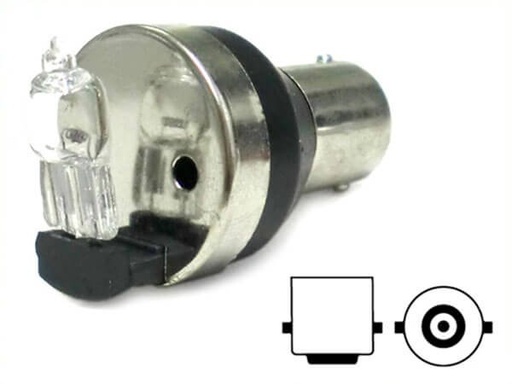[LA2482] Lampada Retromarcia BA15S 24V 20W con Avvisatore Acustico per Camion e Autobus