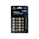 10x Lampade LED T10 W5W Canbus 12V 5 SMD 6000K + Leva Smontaggio Antigraffio