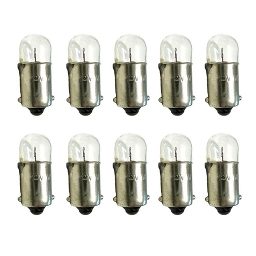 [LA1204] 10x Lampade Alogene T4W BA9S 12V 4W Posizione Cruscotto Interno Auto Moto