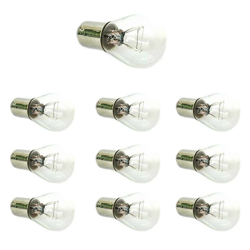 [LA2423] Set 10 lampade alogene S25 P21/5W 24V BAY15D doppio filamento stop posizione camion
