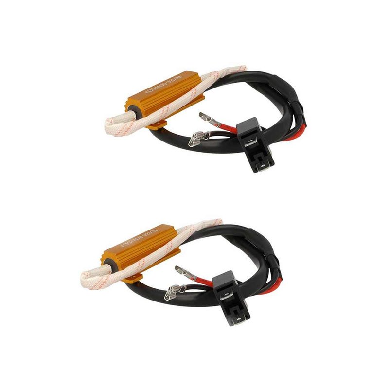 [AL5070D] Coppia filtri Canbus LED H7 50W 5 Ohm no errore anti sfarfallio auto