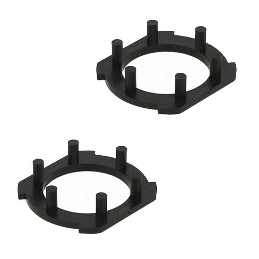 [AL0024D] 2 Pezzi Portalampada Kit Full Led H7 Foro 24mm Compatibile con Opel Honda Mazda