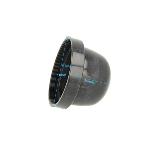 [AL2075D] 2 Pezzi Tappo Coprifaro Cuffia In Gomma 73mm Per Trasformazione Hid Xenon e Kit Full Led