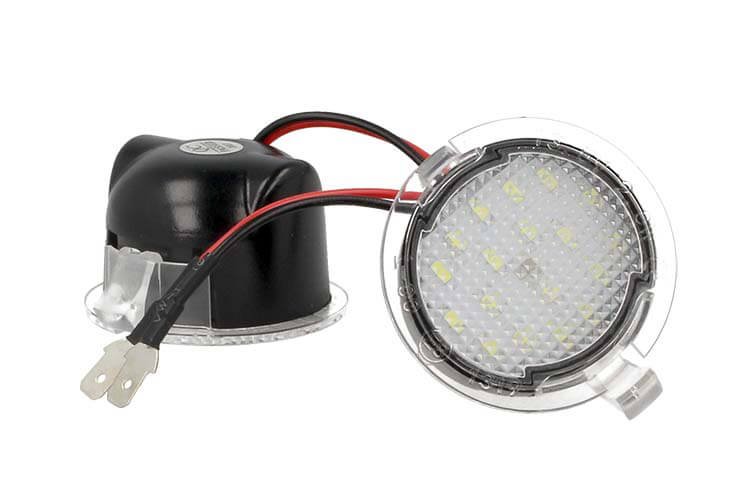 [LE0805] Kit Luci Led Di Cortesia Sotto Specchietto Retrovisore Ford S-MAX Mondeo Edge Explorer Taubus Lincoln MKZ 2014