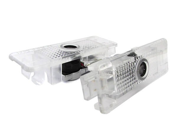[LG5336] Kit Luci Led Logo Proiettori Auto Portiere BMW E53 X5 E39 Senza Modifica