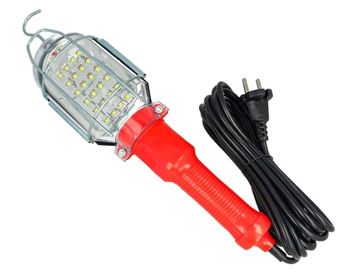 [JF83298] Lampada Portatile da Lavoro Torcia Led Officina Cavo 5 Metri 220V 4,8W 400 Lumen Con Interruttore