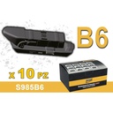 Kit 10 Attacchi B6 Per Spazzole Tergicristallo S985 Flat e T191 Ibrida