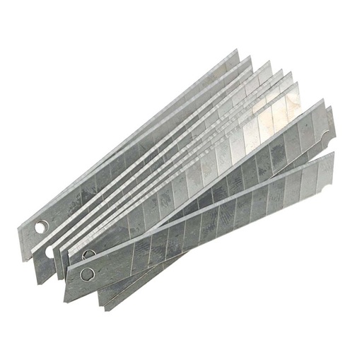 [AS313831] 10 Pezzi Lame Di Ricambio 9mm Per Taglierino Universale