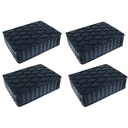 4 Pezzi Tamponi in Gomma per Ponti Sollevatori 160X120X40mm