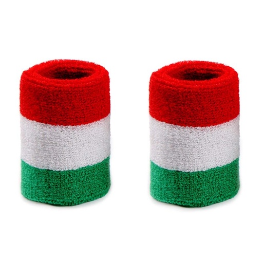 [AD328247] 2 Polsiera Tricolori Fascia da Polso Elastica Per Sport Palestra Lavoro