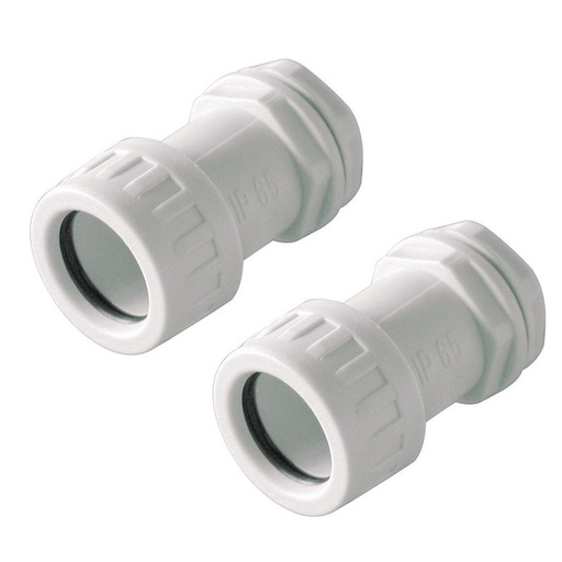 [FG27812] 2 PZ Bloccatubo Raccordo Tubo Scatola Diametro 16mm per Tubo Rigido IP65