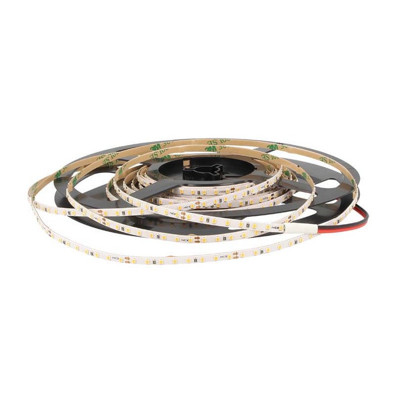 24V Bobina Striscia Led 4mm 17W/M Bianco Caldo 2700K 800 Smd 2216 5 Metri CRI90