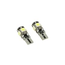 24V Lampada LED Canbus T10 W5W Rosso Luci Posizione Targa per Camion Bus Barca 5 SMD 5050