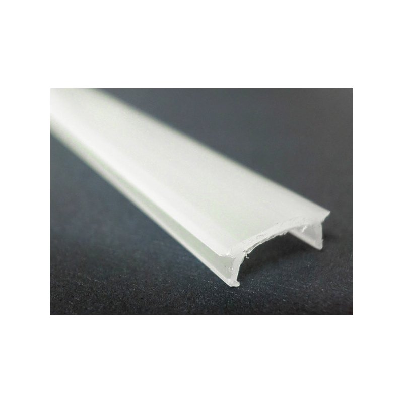 [BA3202M3] 3 Metri Diffusore Copertura PC Satinata Smerigliata Opaca per Profilo Alluminio Striscia LED Universale