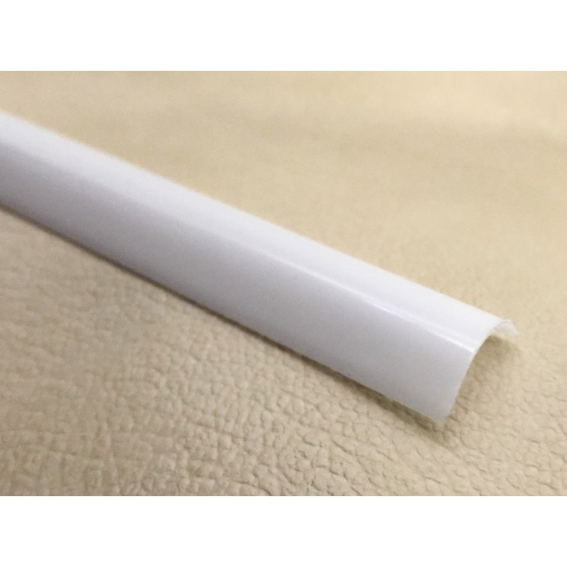 [BA3385M3] 3 Metri Diffusore Copertura PC Tonda Satinata Smerigliata Opaca per Profilo Alluminio