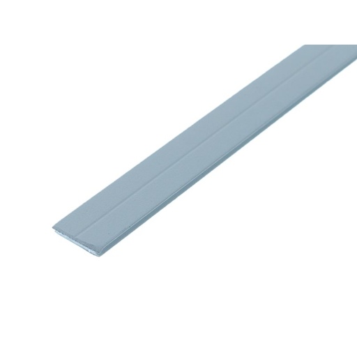 [BAV1308] 3 Metri Profilo Canalina Barra Alluminio LED Anodizzato Spessore 2mm con Copertura Bianco Latte Tonda