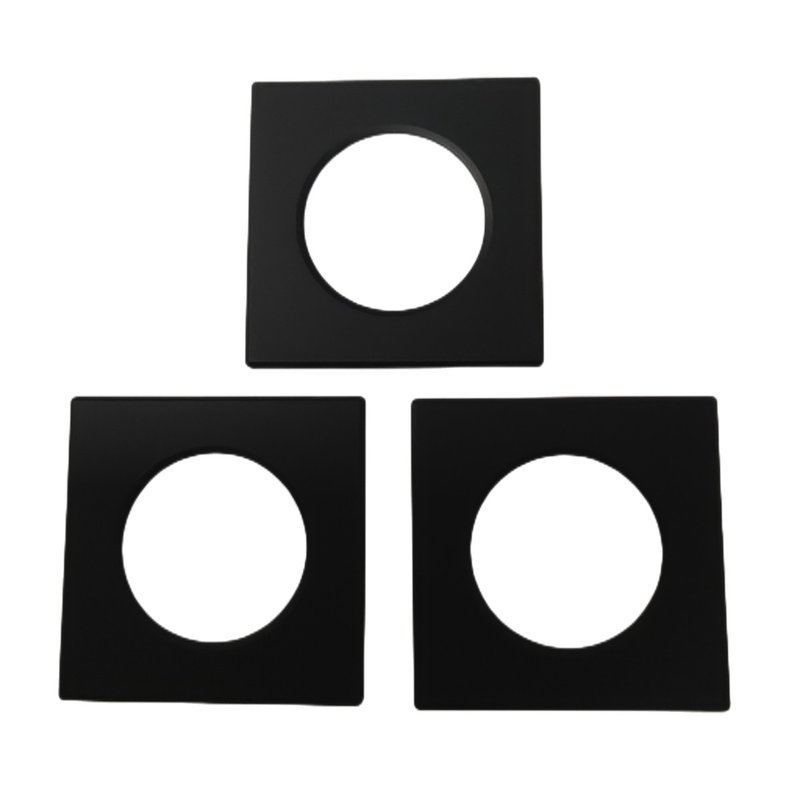3 Pezzi Coperchi quadrati per faretti LED da incasso, compatibili FP8705W