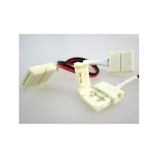 [CL1259] 4 PZ Connettore 12mm Per Collegare Due Strip Led Smd 5050 Monocolore Senza Saldare