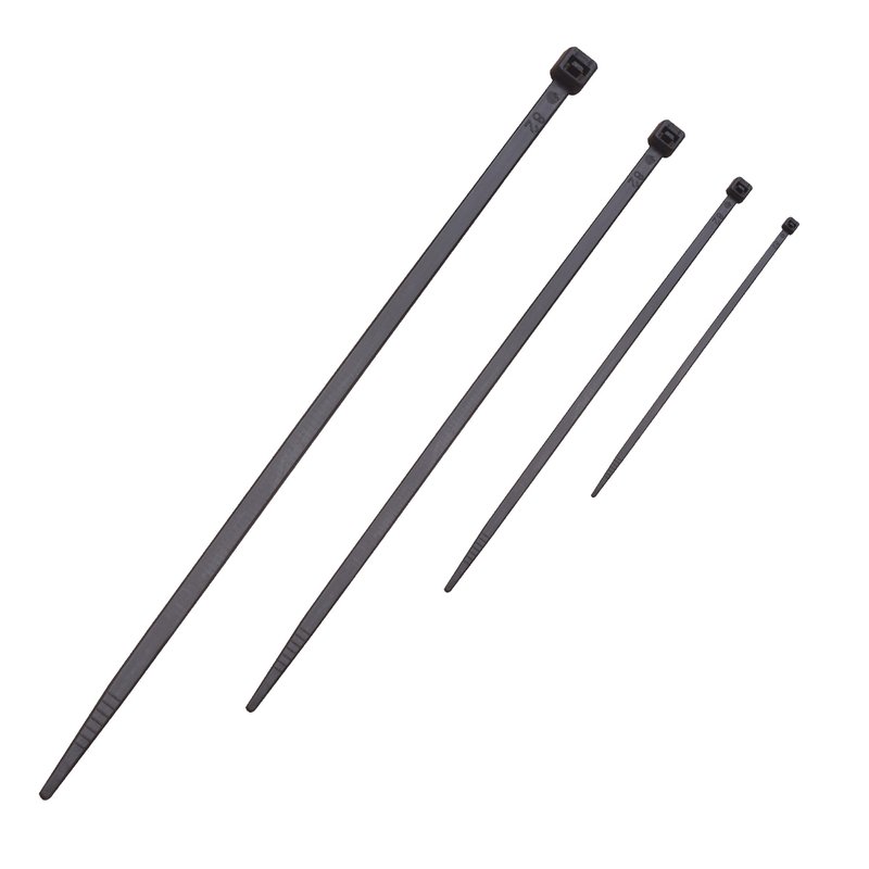 [AP83451] 50 Pezzi Fascette Stringicavo Nero 2,5 X 100 MM