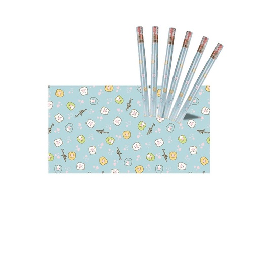 [AB345056X6] 6 Rotoli Carta Adesive Per Mobili 45X200cm Colorati con Disegni Carta da Parati Autoadesive Rivestimento PVC Lavabile