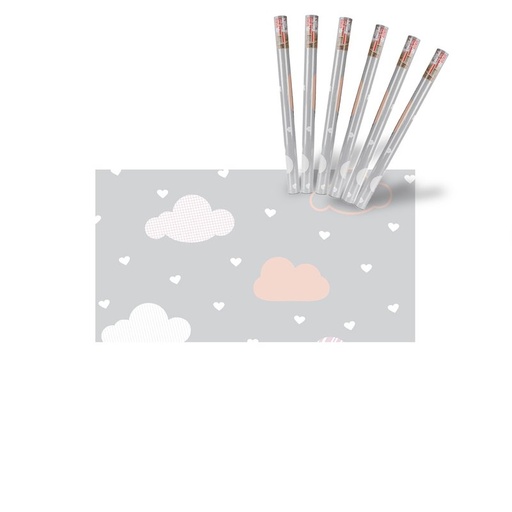 [AB345095X6] 6 Rotoli Carta Adesive Per Mobili 45X200cm Colorati con Disegni Carta da Parati Autoadesive Rivestimento PVC Lavabile